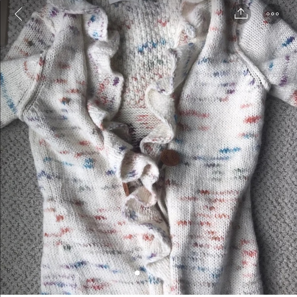Anthropologie sleeping on snow Cardigan